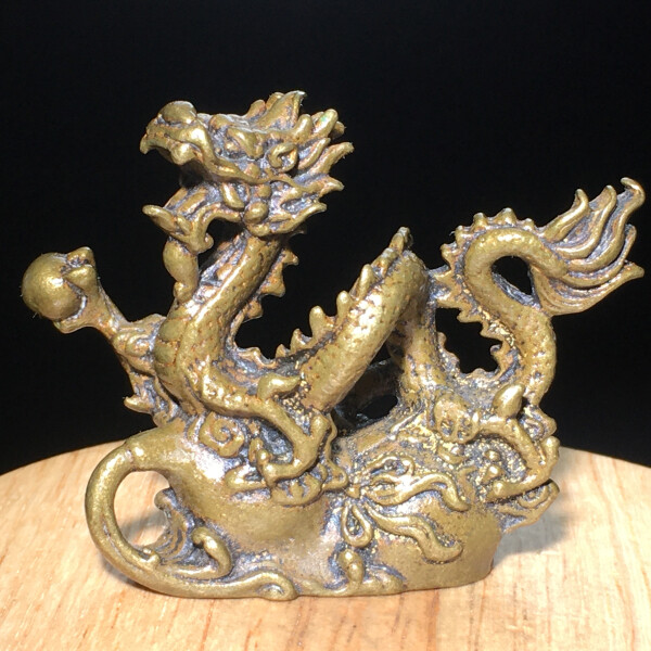 89g Ancient Chinese Handcrafted.Brass Exquisite.Perfect dragon sculpture.gift