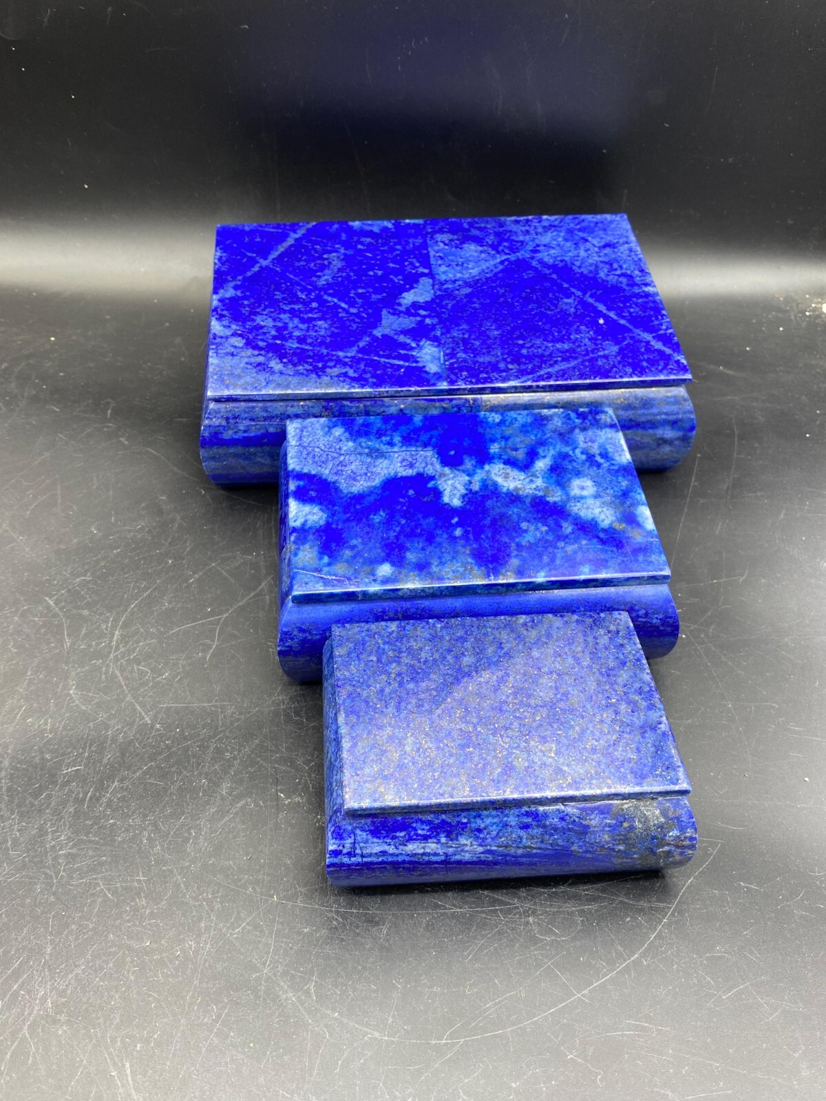 Natural Lapis Lazuli Jewelry box set AAA+ Quality from Afghanistan