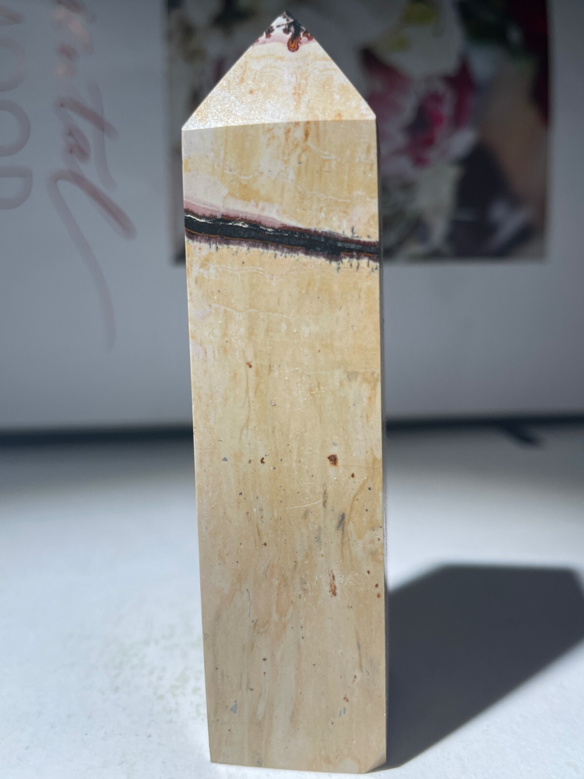 96g Traditional Chinese painting stone pagoda m10
