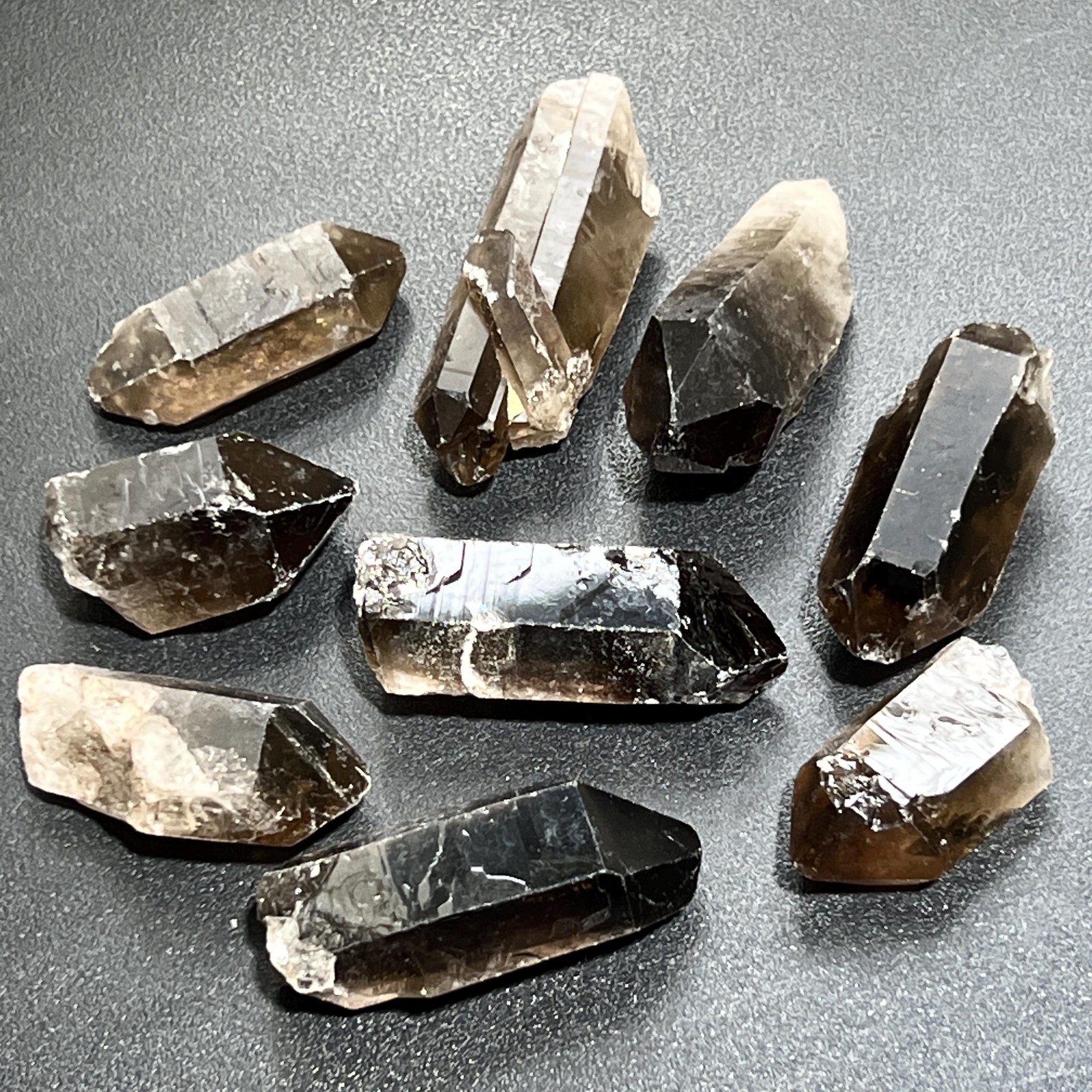 Smoky Quartz Crystal Points (By The Piece Or Pound) Wholesale Gemstone Decor