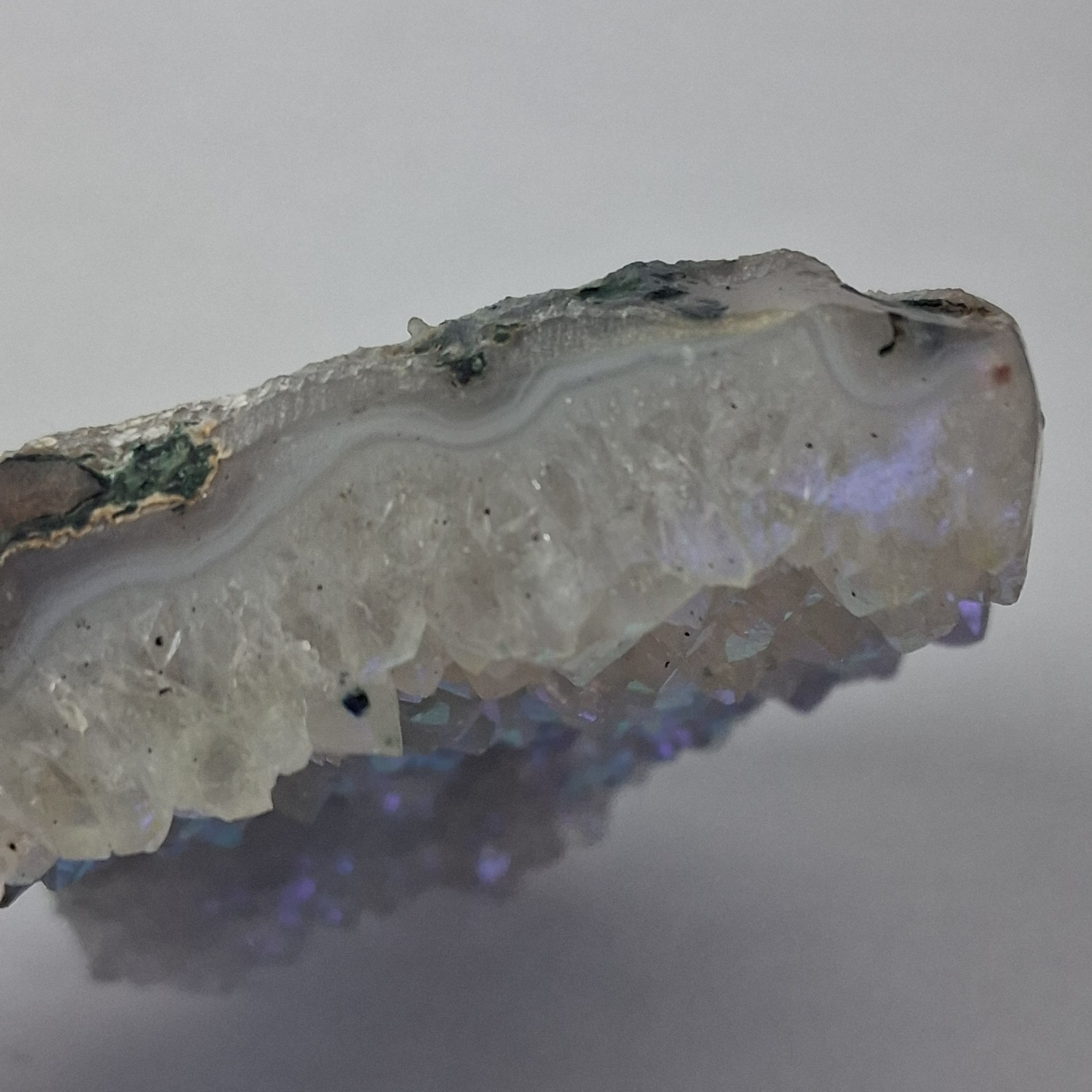 Heart Shaped Angel Aura Quartz Crystal Cluster Natural Rock 7 x 6 in