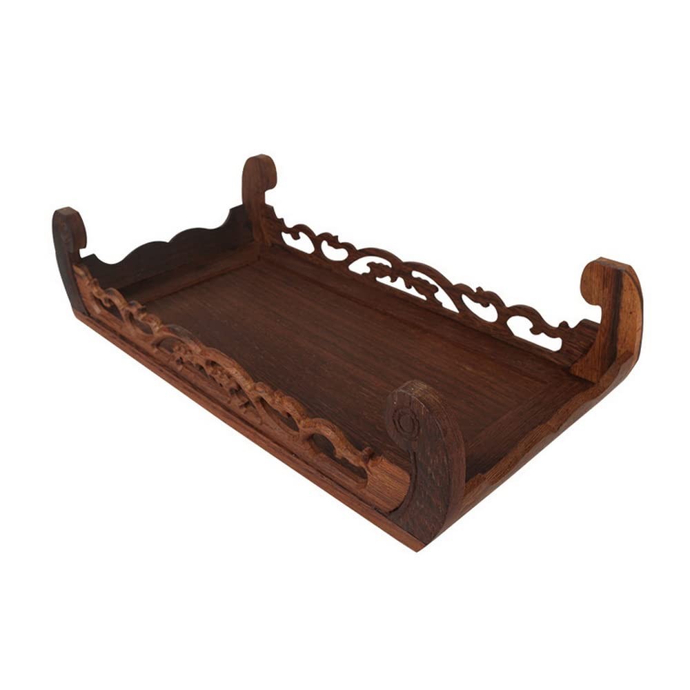 Oriental Furniture Display Stand Wooden Rosewood Carved Base Rectangular Vase…