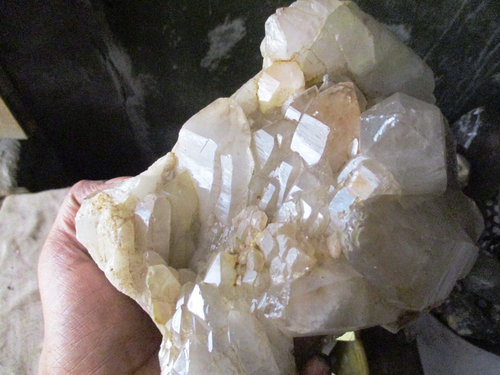 Crystal Quartz Family for Decoration, Healing, Display, Meditation, 2 KG (4.4 lb