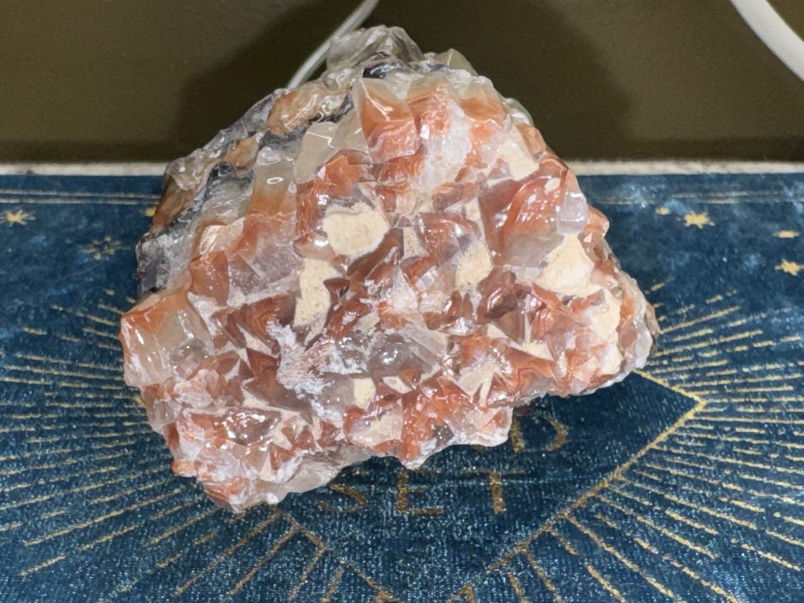 Multicolored Calcite Crystal Mineral Gemstone – 15.3 Oz