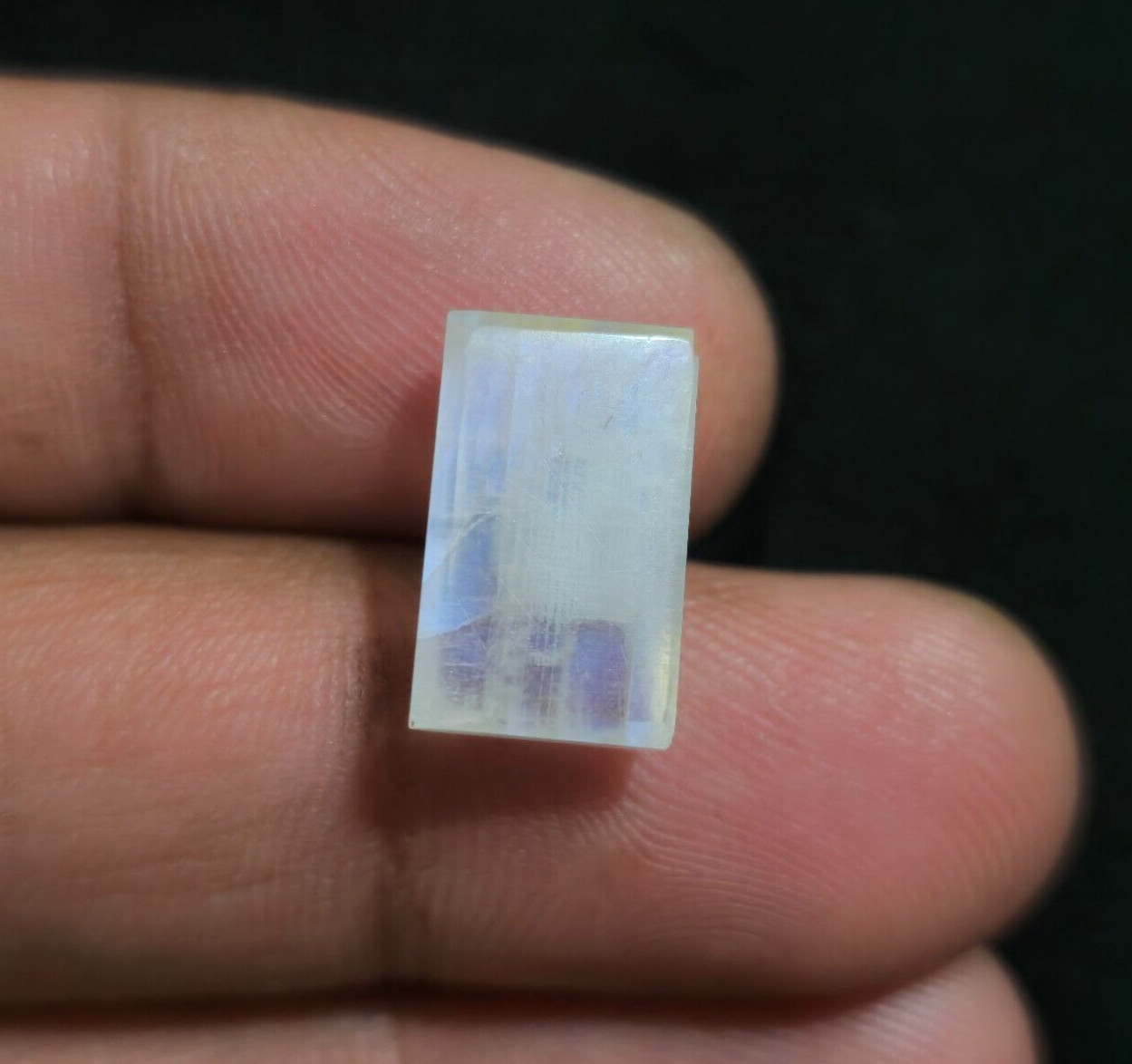 Top Quality Rainbow Moonstone Cabochon 15.50×9.50x7mm Loose Gemstone For Jewelry