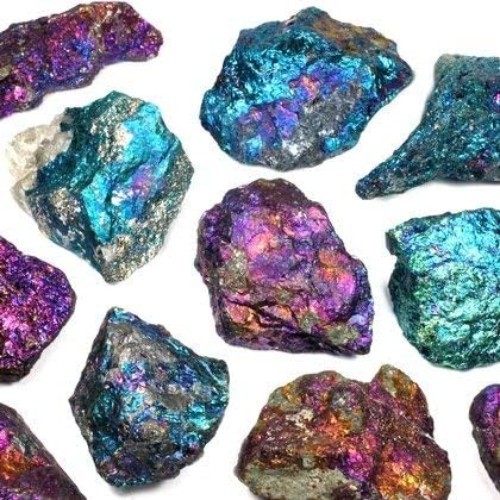 Unique Irregular Peacock Ore Chalcopyrite – Rustic Nautical Hanging Decor