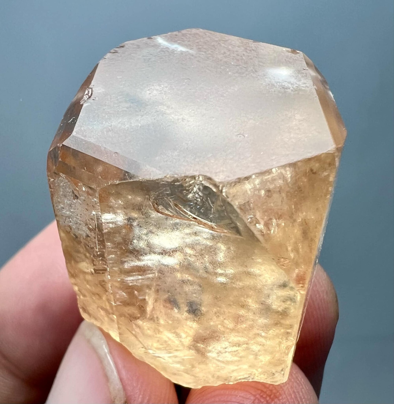 215 Carat Natural !!! Eye Clean Top Honey Color Topaz Huge Crystal @PAK