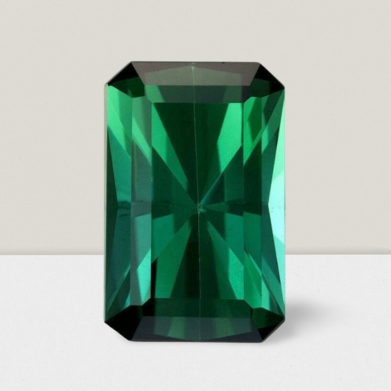Green Tourmaline Octagon Cut Gemstone 4 Cts – 11×9 mm AAA+ Loose Gem