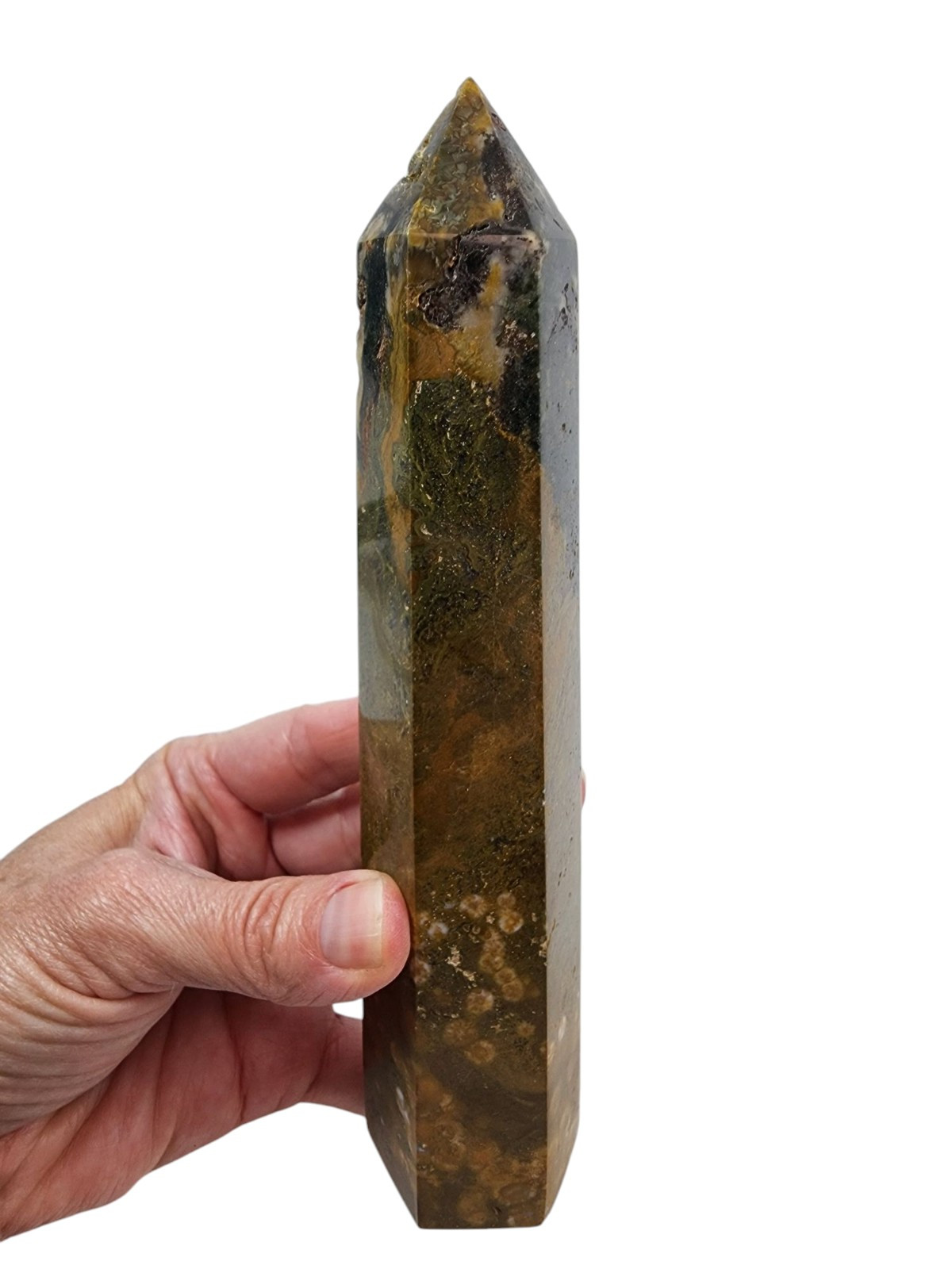 Ocean Jasper Polished Tower 360.4 grams.