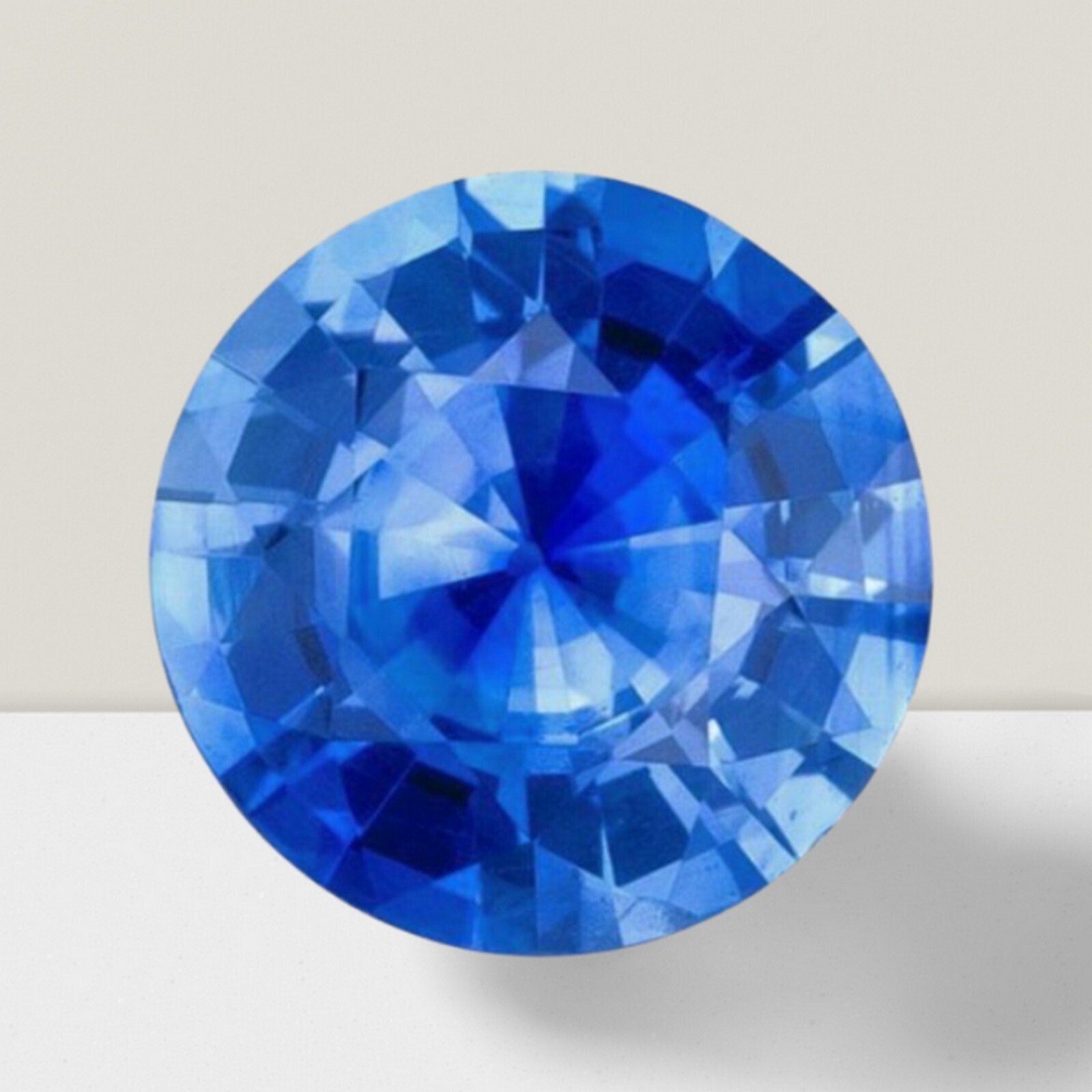Blue Sapphire Round Cut Gemstone 0.50 Cts – 5 mm Flawless Loose Gem