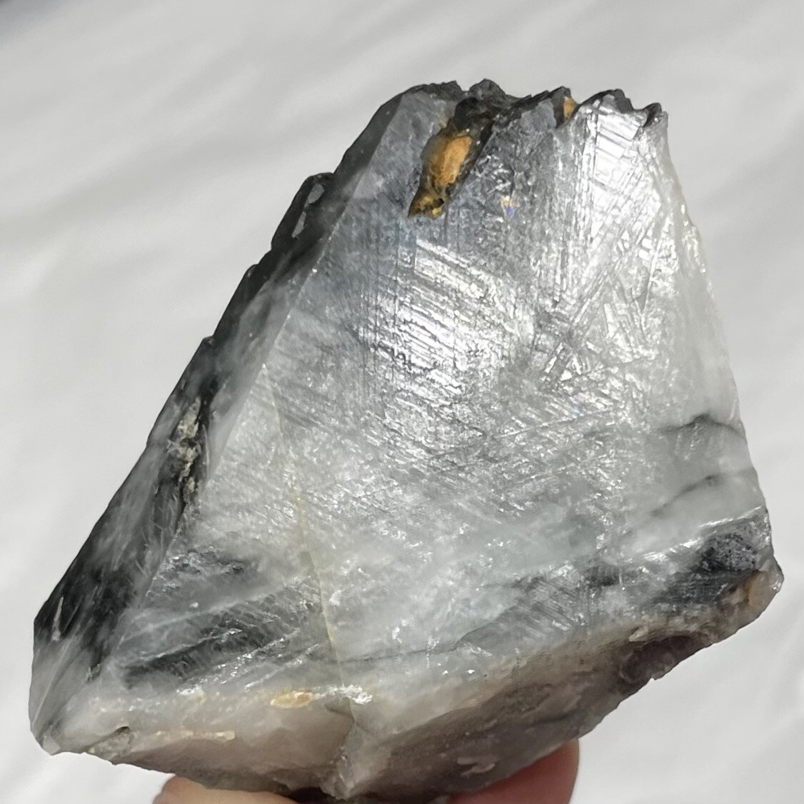 Chlorite & Amphibole In Quartz Crystal Khaplu Gilgit-Baltistan PAKISTAN Lot Of 9