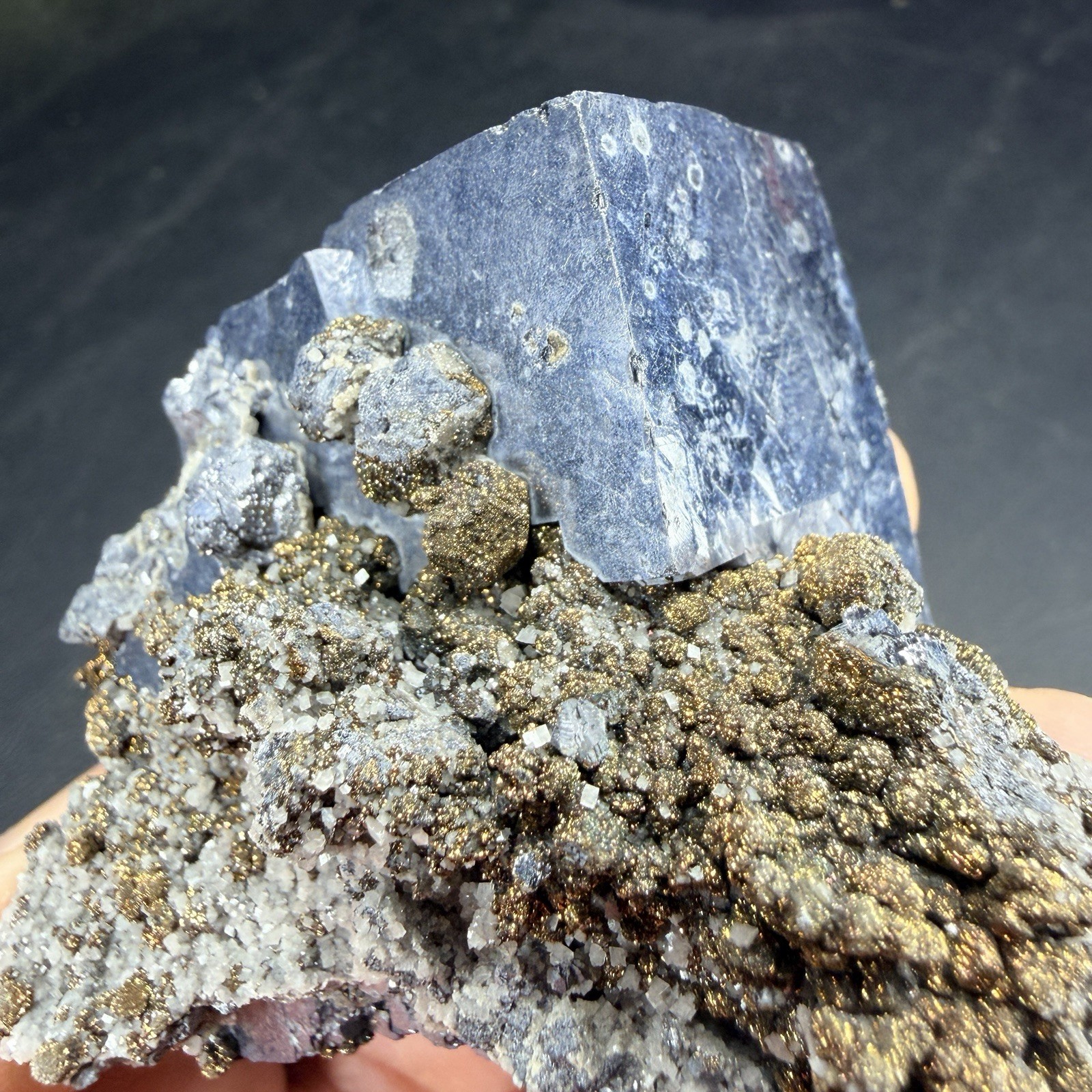 Galena Chalcopyrite Dolomite Crystal Combo / Missouri *Video*
