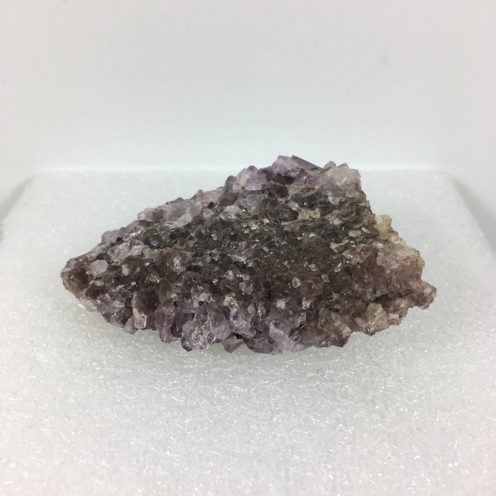 Light Pale Purple Crystal Cluster Geode Rock Quartz 3.6 Ounces 3″ x 2″ Stands Up