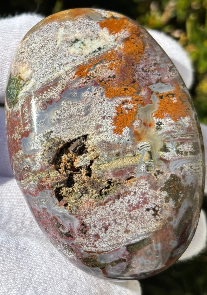 USA SALE 242g LOT OCEAN JASPER OJ PALMSTONES PALM STONES Palm Stone