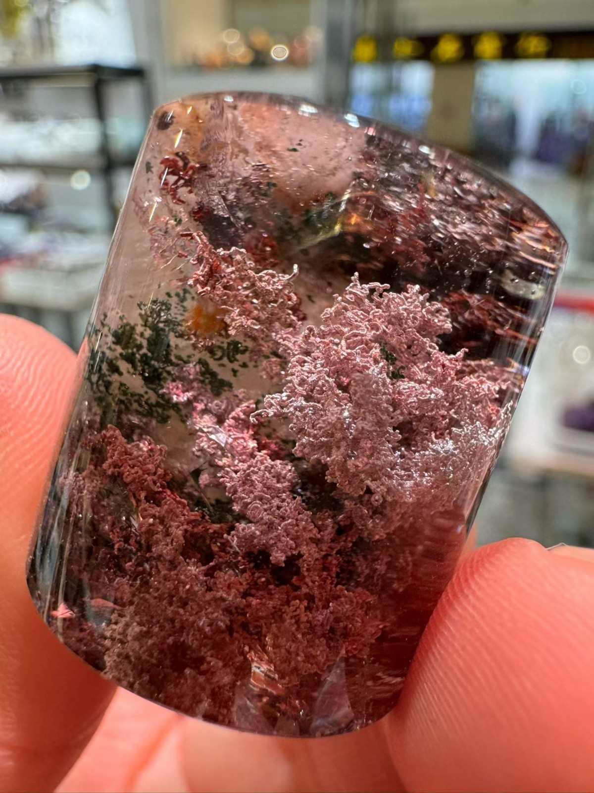 29*26mm Natural Garden Crystal Quartz Mineral Reiki energy