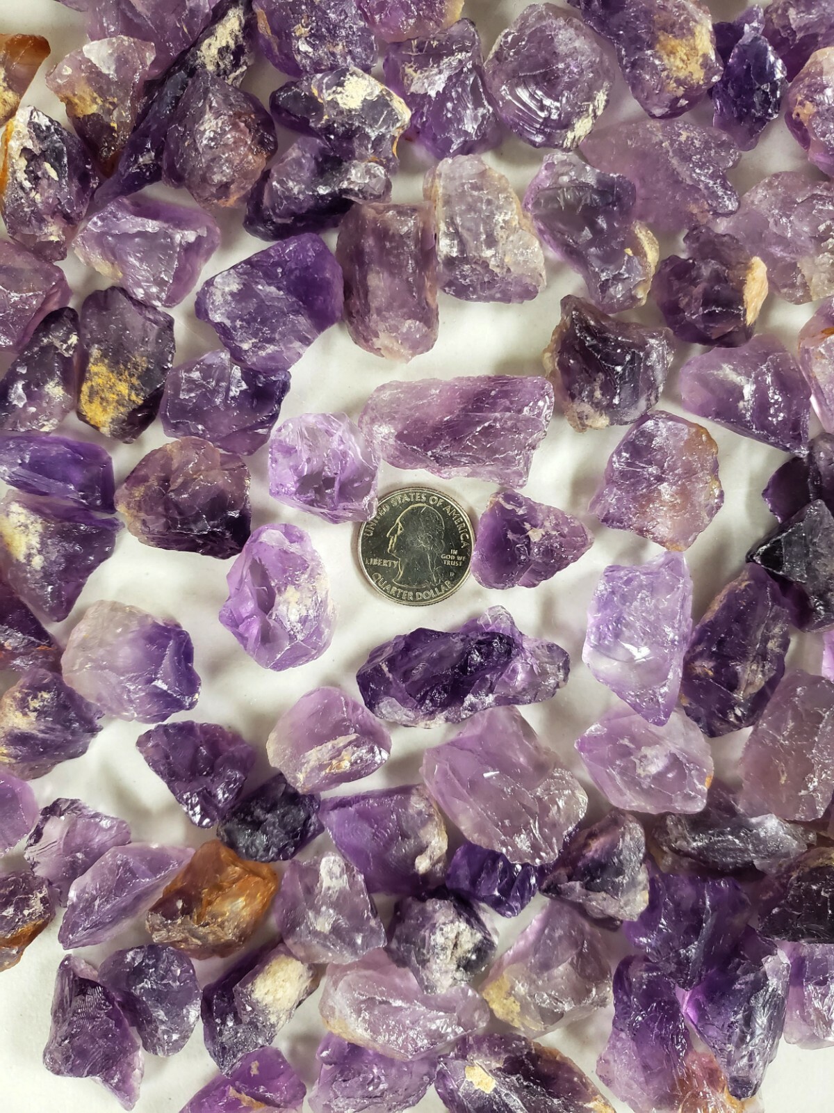Raw Amethyst Crystal Chunks 1″ to 2″ – Bulk Amethyst Stones from Brazil