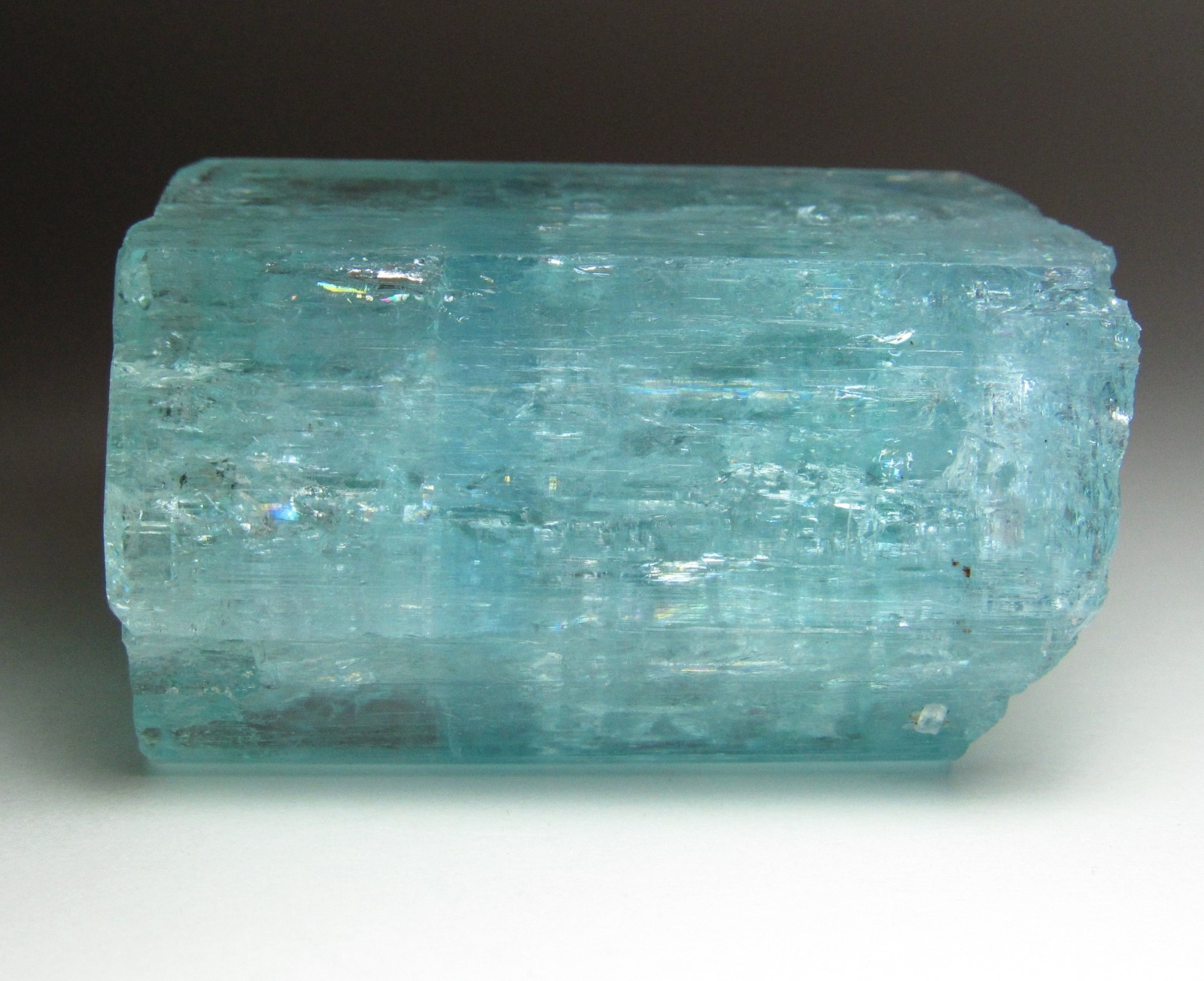 MESMERIZING IRIDESCENT AQUA BAND AQUAMARINE BERYL CRYSTAL!!! NIGERIA NEW FIND