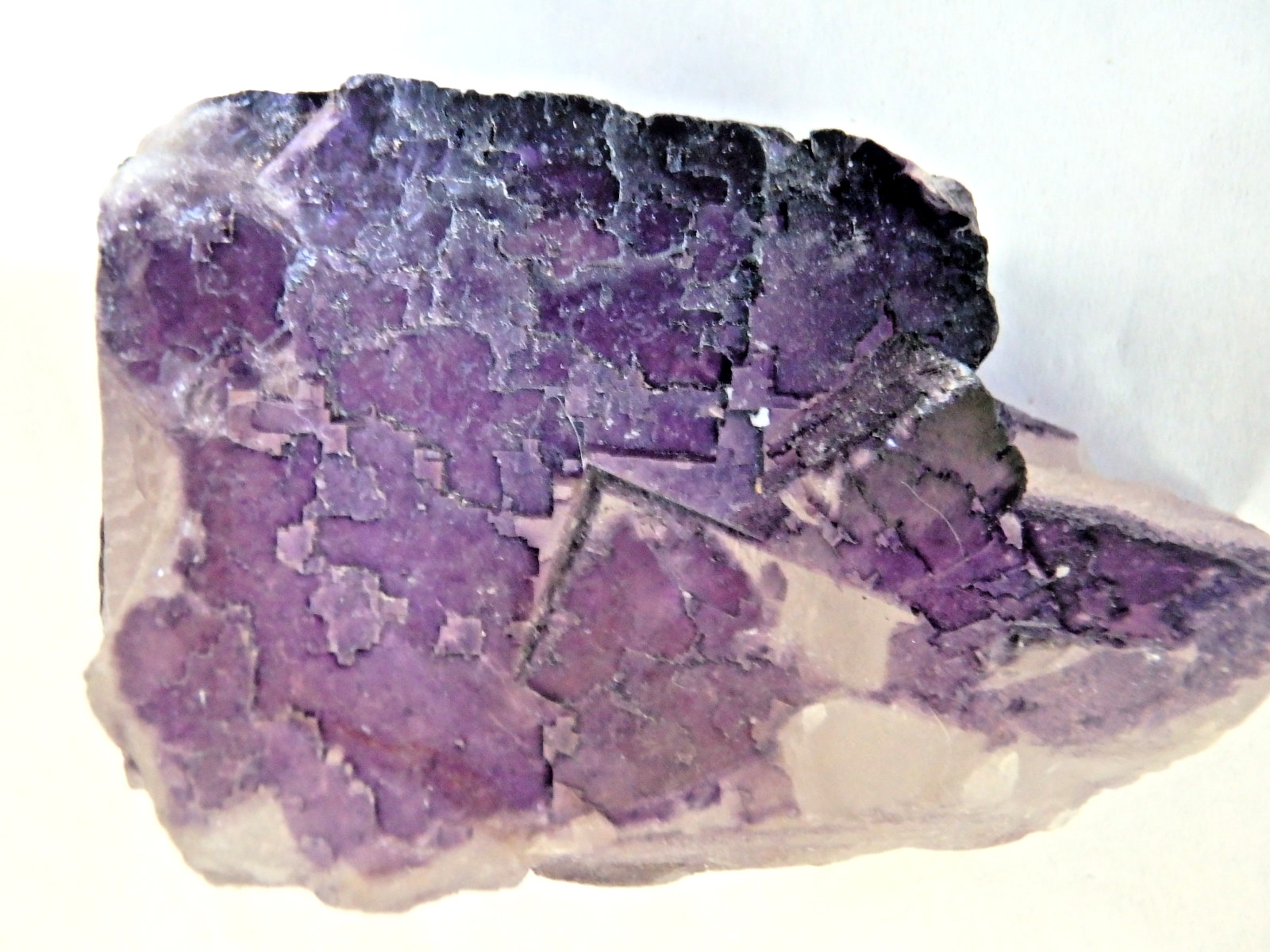 Beautiful Crystal ✨Purple Fluorite 262.6 grams Illinois Cubic Formation