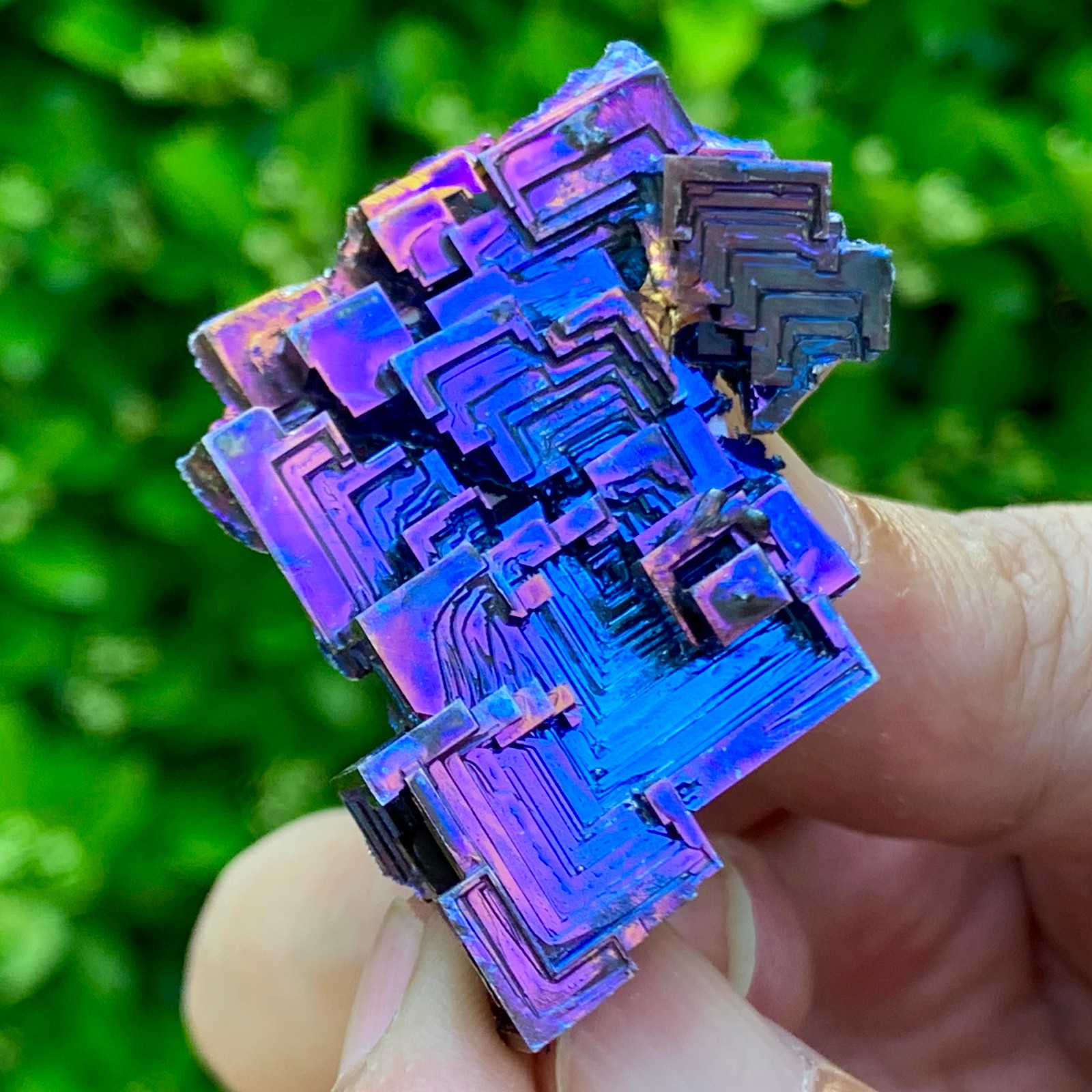 36G ram Bismuth rainbow crystal elementBi gemstone Mineral specimen healing