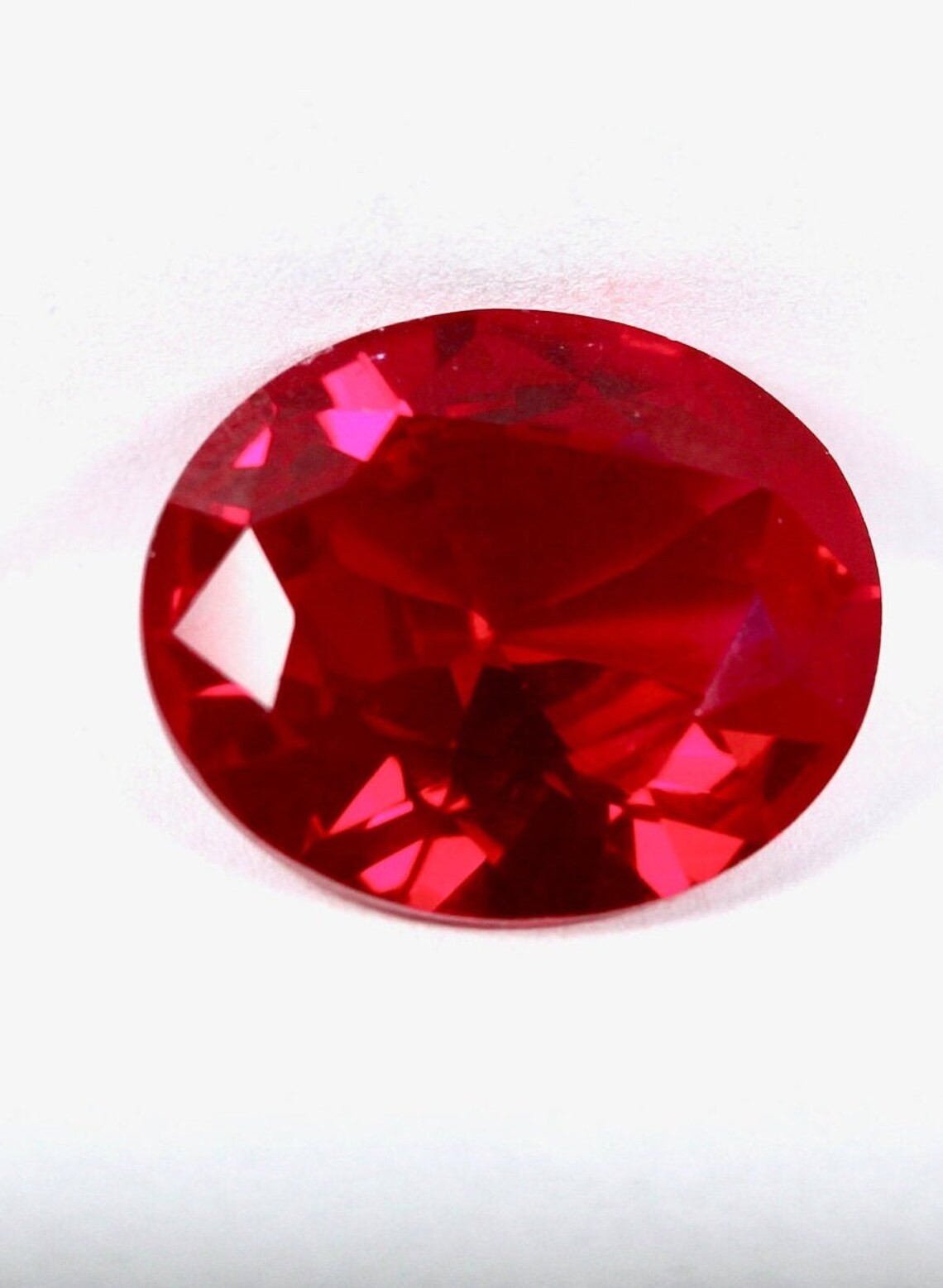 10.2 Ct+ Natural Flawless Mozambique Red Ruby Round Loose Gemstone Cut