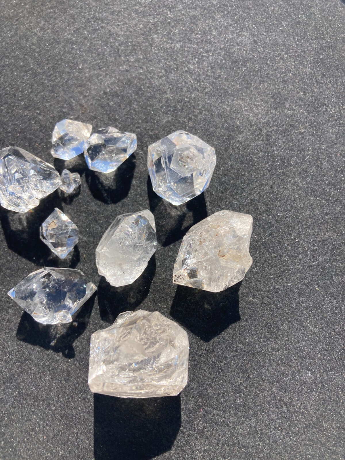 ECLIPSE 2024 NY Herkimer AA+ diamonds that have seen totality! 250 + ct lot#E2 *