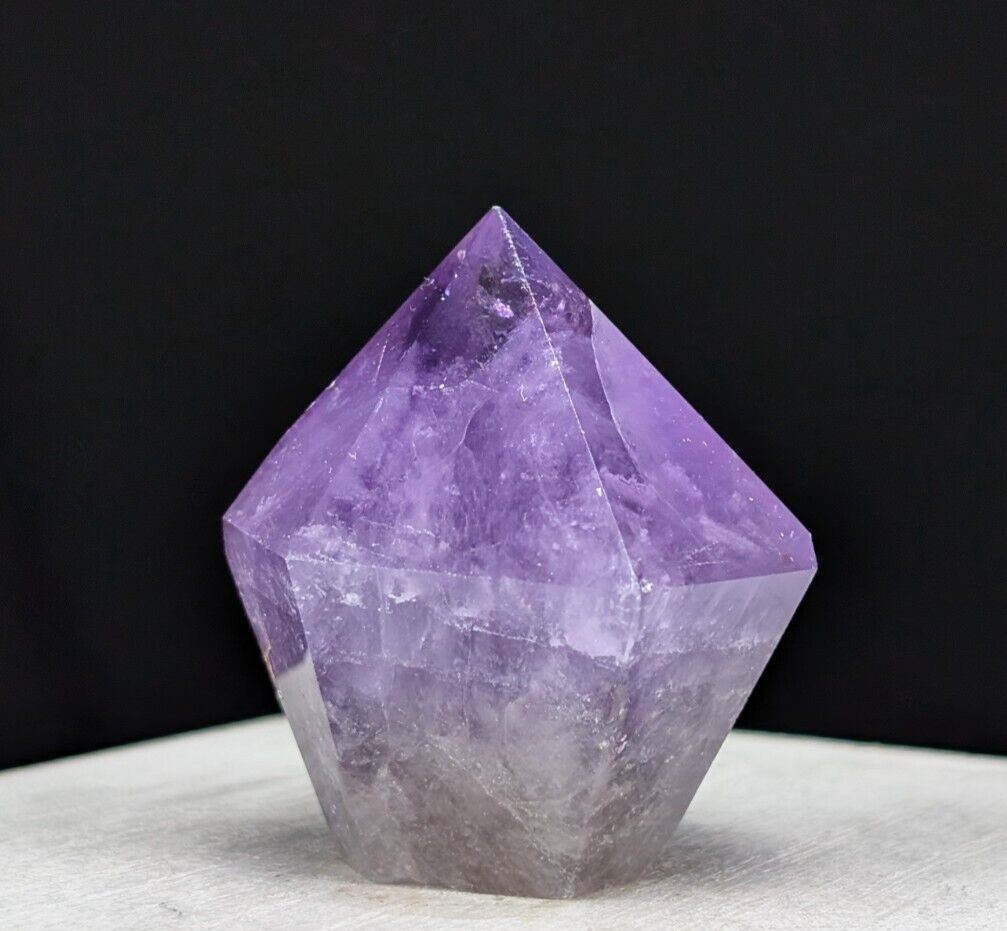 Amethyst Tower Diamond Gem Purple Crystal Chakra Gemstone Point