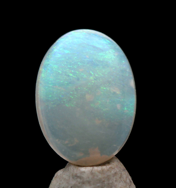Rare OPAL natural Australia Fire SOLID Matrix BOULDER Gem Cabochon Estate Piece