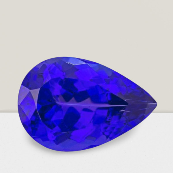Tanzanite Pear Cut Gemstone 2 Cts – 9×6 mm Flawless Loose Gem