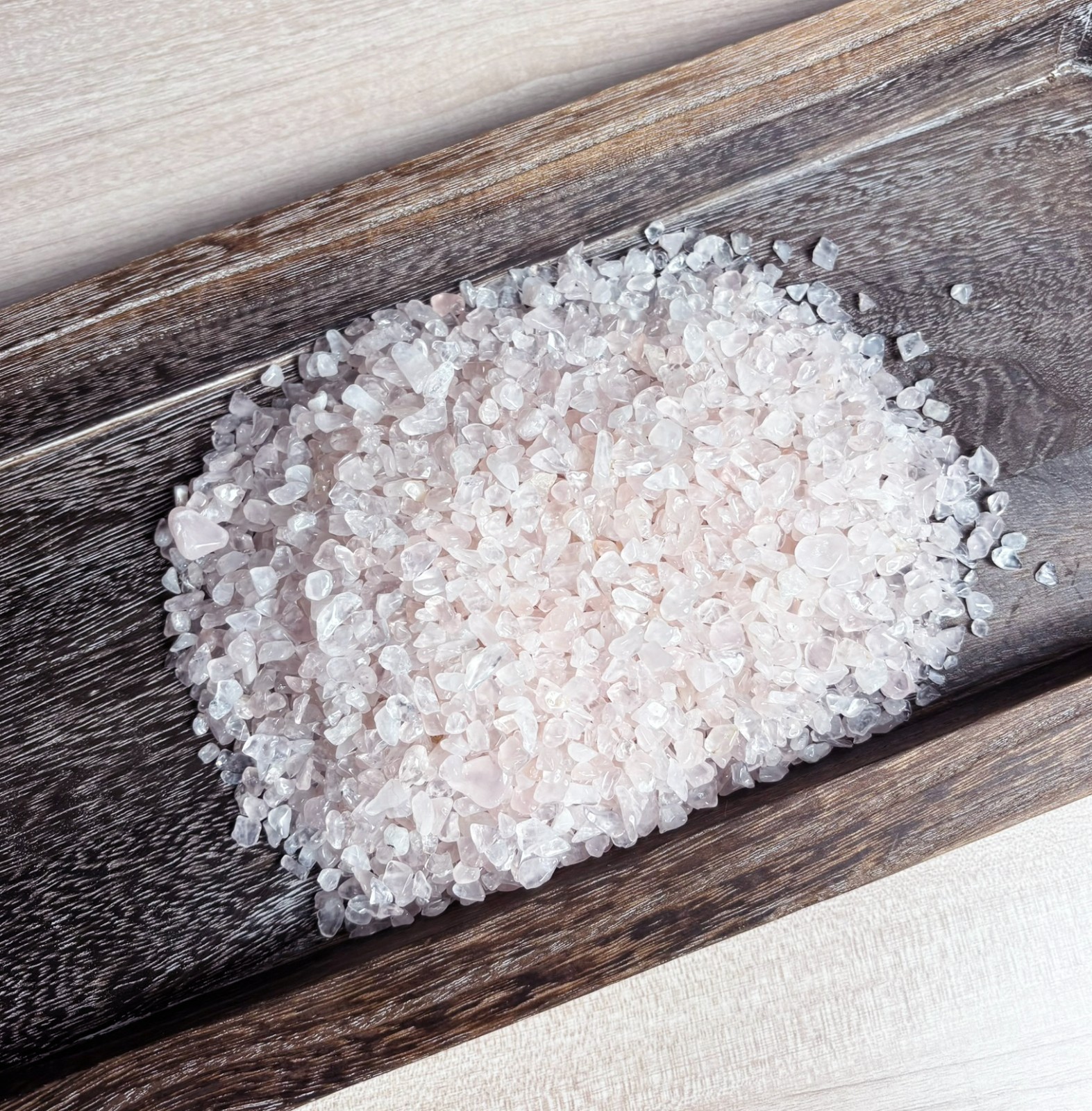 Rose Quartz Chips 12oz Bulk Natural Crystal Stone Jewelry Making Resin Supply