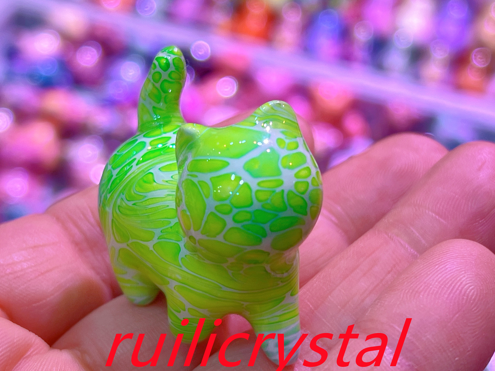 2″ Natural Sichuan thuja quartz Carved cat skull Crystal Healing Reiki1pc