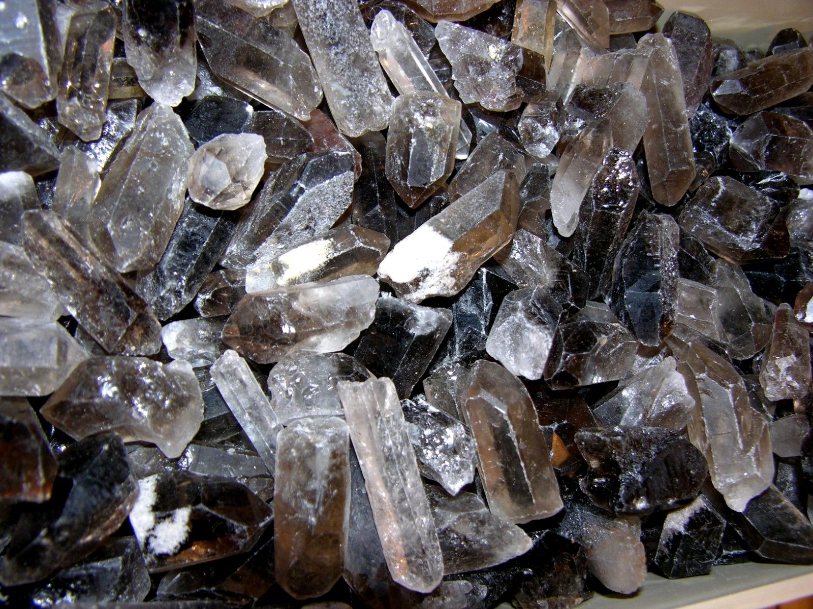 Smoky Quartz crystal natural terminated 1-3 inch 1/8 pound 1 + points Brazil