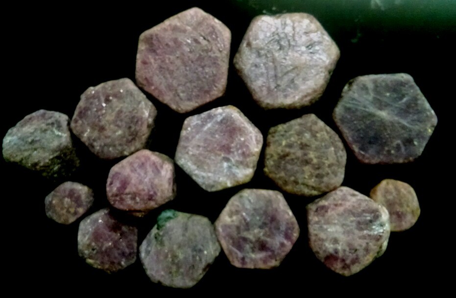 Rough Ruby Sapphire 1/2 lb Lots Natural Corundum Crystals