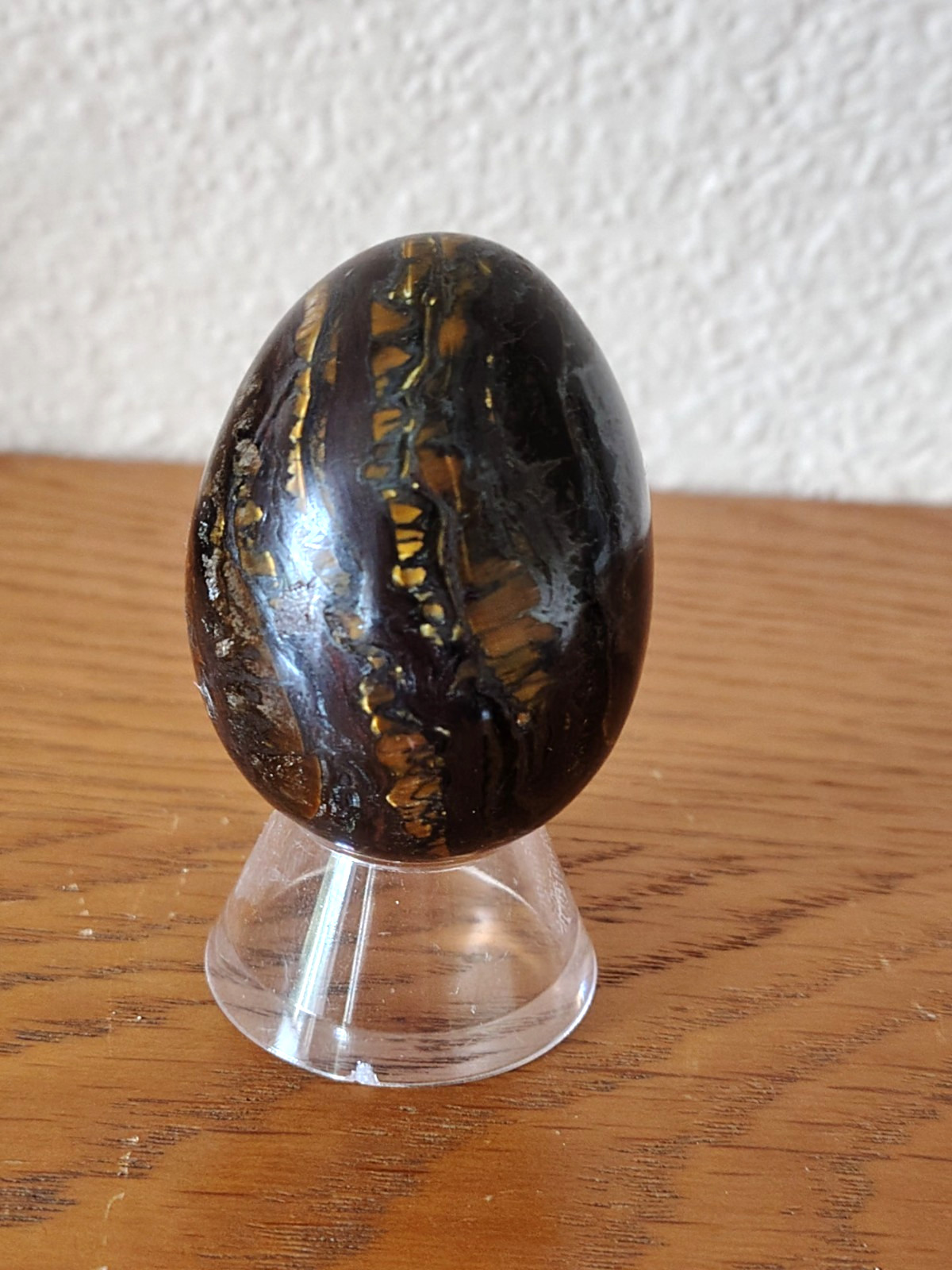 Tiger’s Eye Egg 48mm / 105g India Nice Golden Bands