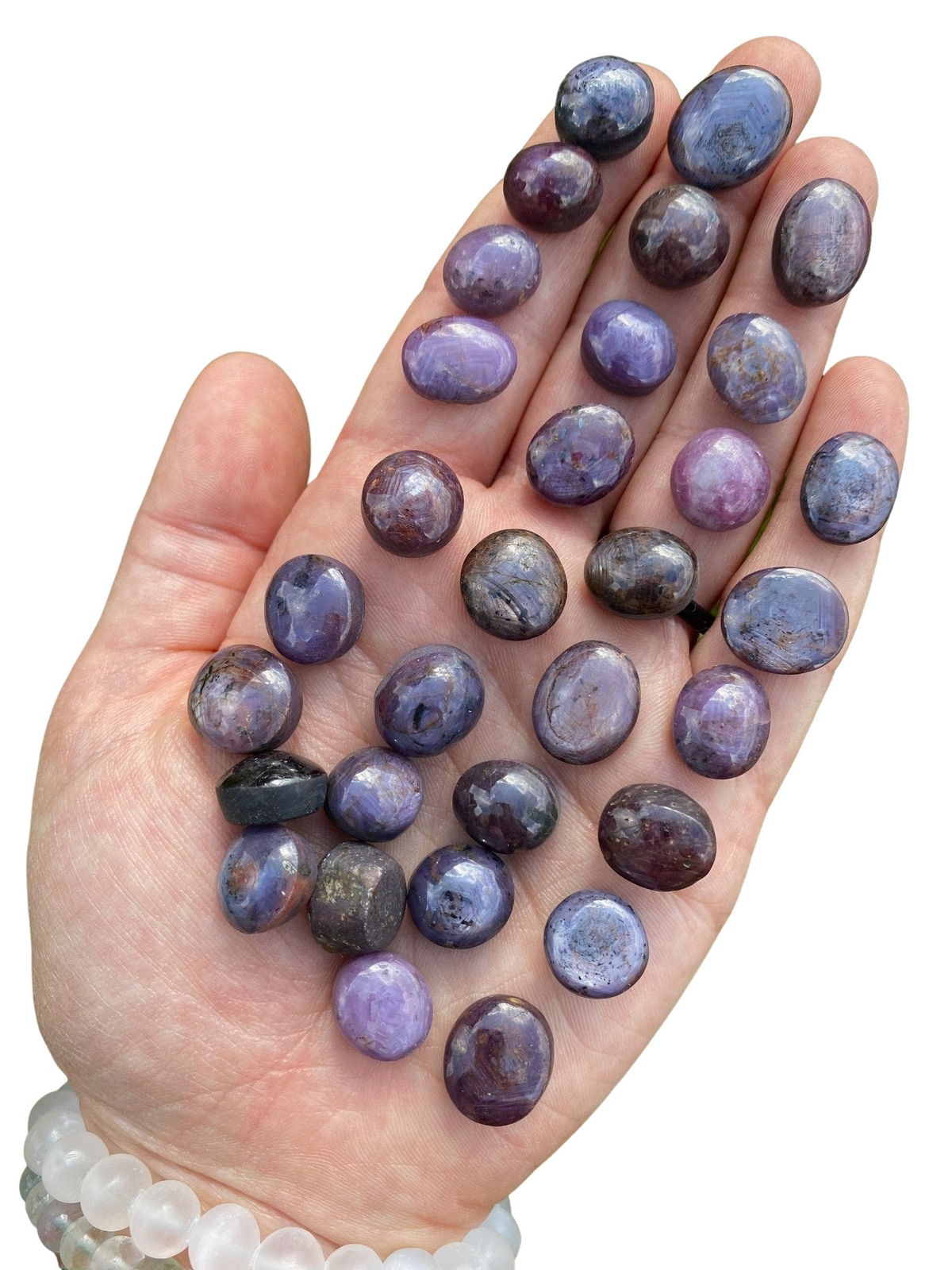 Star Ruby Sapphire Corundum Tumbled Stone – Polished Ruby & Sapphire Gemstones