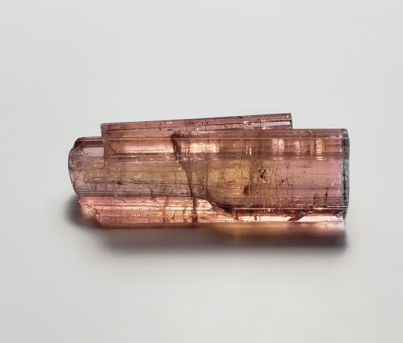 Top Quality Bi Colour Tourmaline Crystals From Afghanistan Mine 7.0 Carats