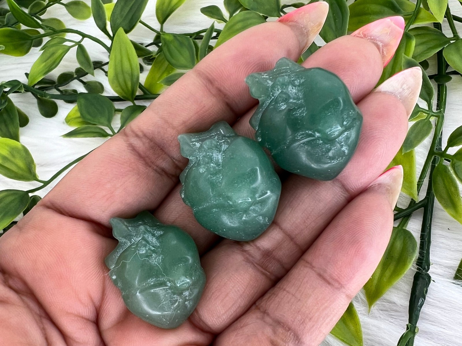 Green Aventurine Anatomical Heart – 1″ Green Aventurine Anatomical Human Heart