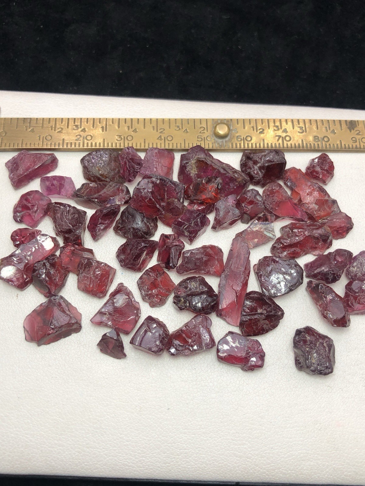 40 Gram / Beautiful Natural Rough Garnet Ready For Fancy Faceted Cutting,