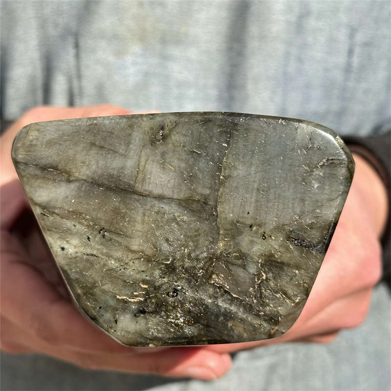 1.92kg Natural Labradorite Quartz Crystal Spectrolite Mineral Reiki healing
