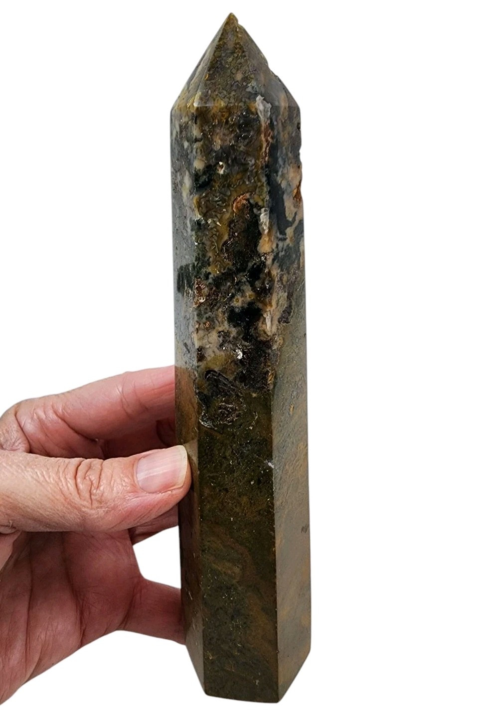 Ocean Jasper Polished Tower 360.4 grams.