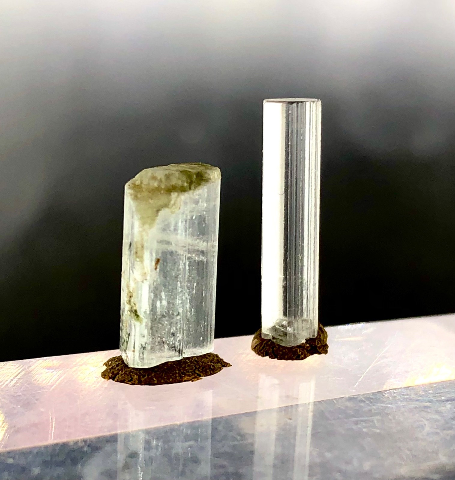 Natural Sky Blue Aquamarine Crystal Specimen Loupe Clean Shigar Pakistan 1.00g