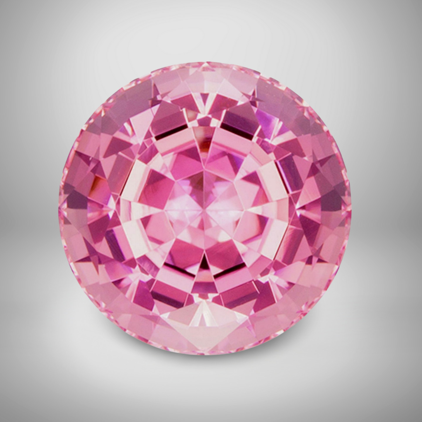 Pink Tourmaline Round Cut Gemstone 5 Cts – 12 mm VVS Loose Gem