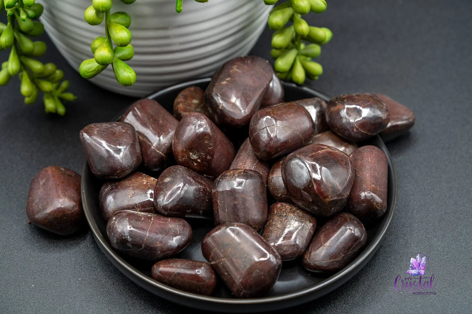 Red Garnet Tumble – from India