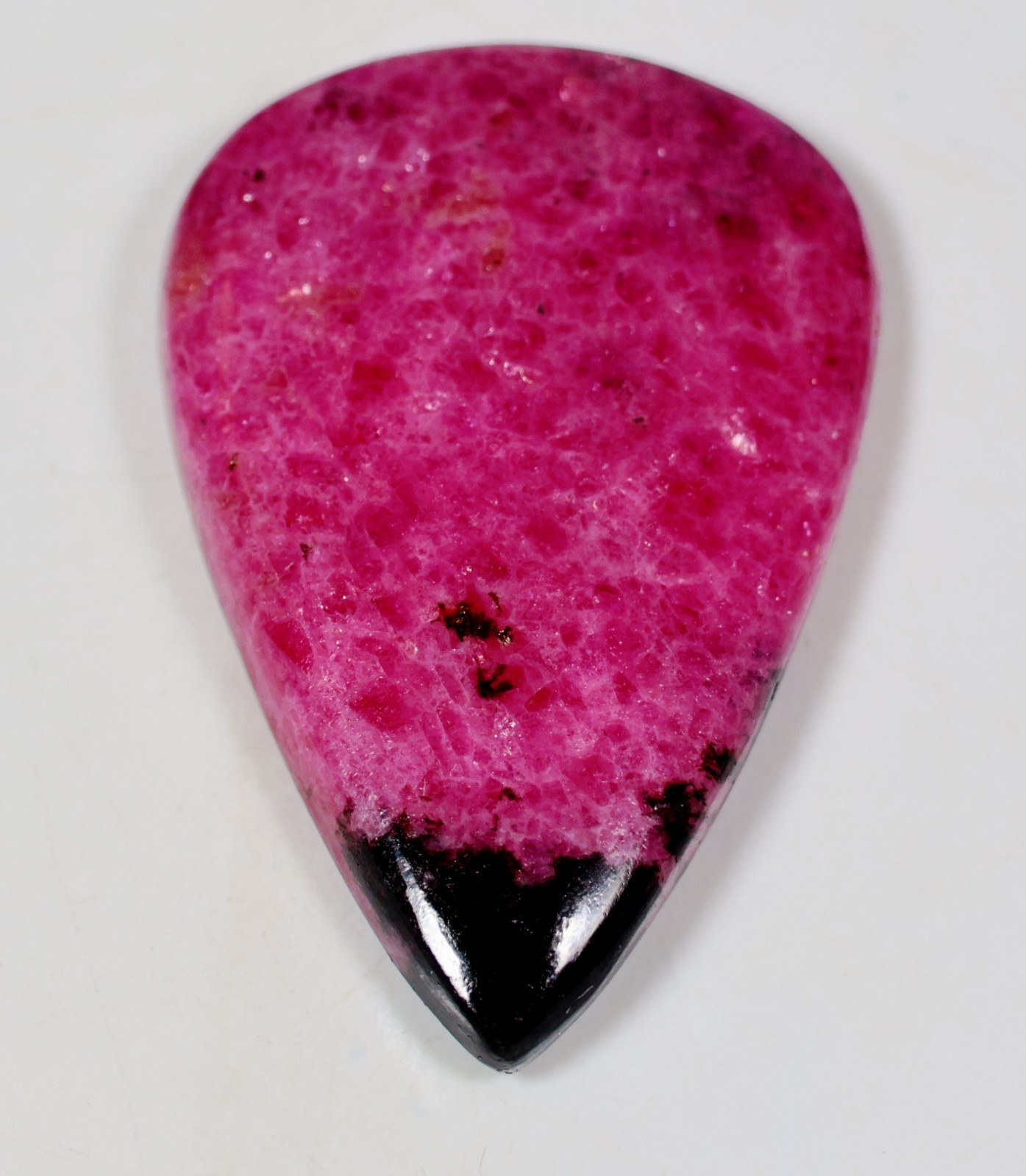 67 Ct 6X25X37 mm Natural Designer Rhodonite Pear Cabochon Gemstone HT-365