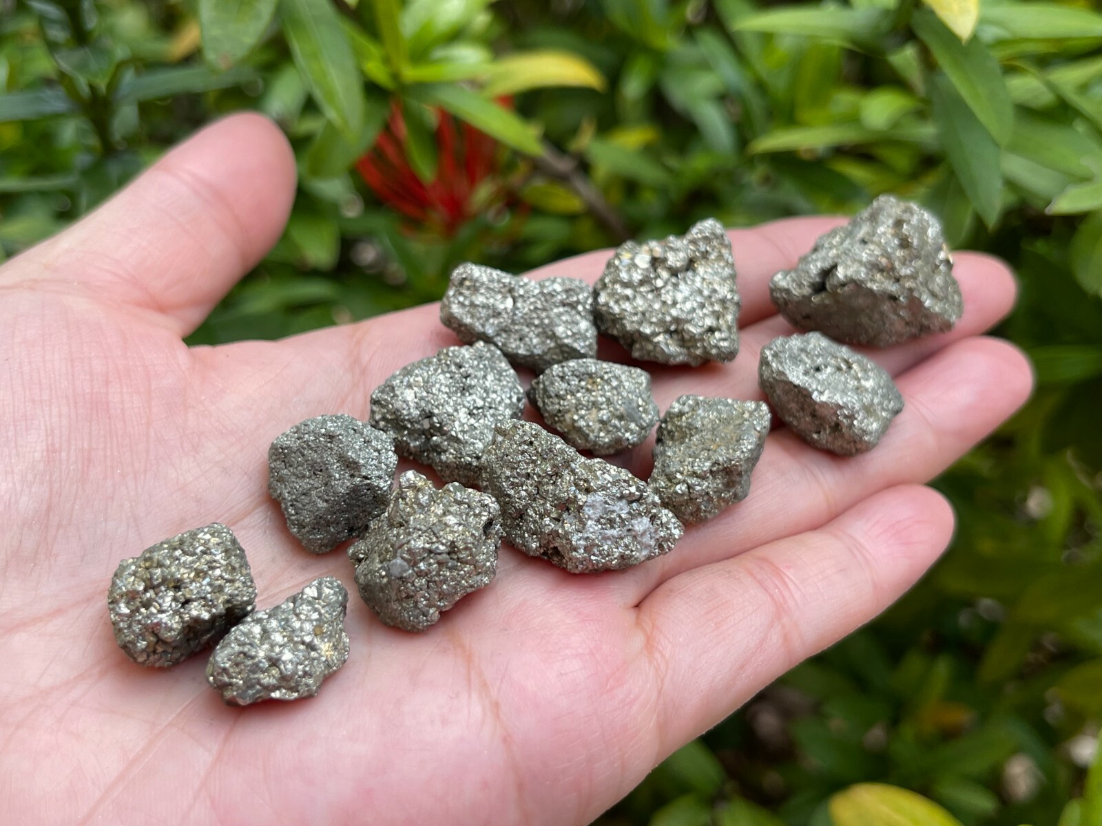 Grade A++ Small Rough Pyrite Stone, 0.5-1″ Raw Pyrite Stone, Wholesale Bulk Lot