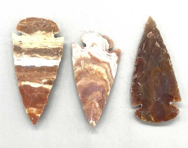 SET OF 6 Mixed Small Jasper Arrowheads Gemstones Crystals 2″ (Appearance Varies)