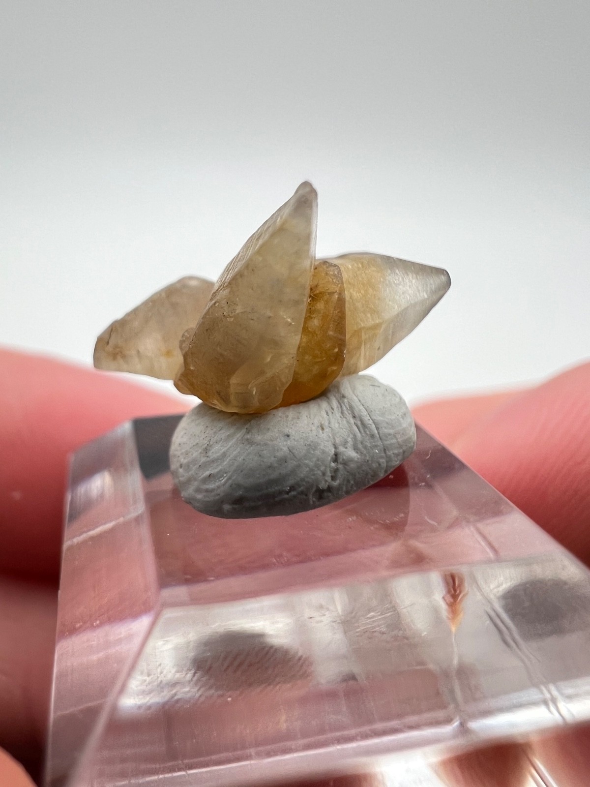 Gem Yellow Double Terminated Sapphire Crystal, Mineral Specimen from Sri Lanka