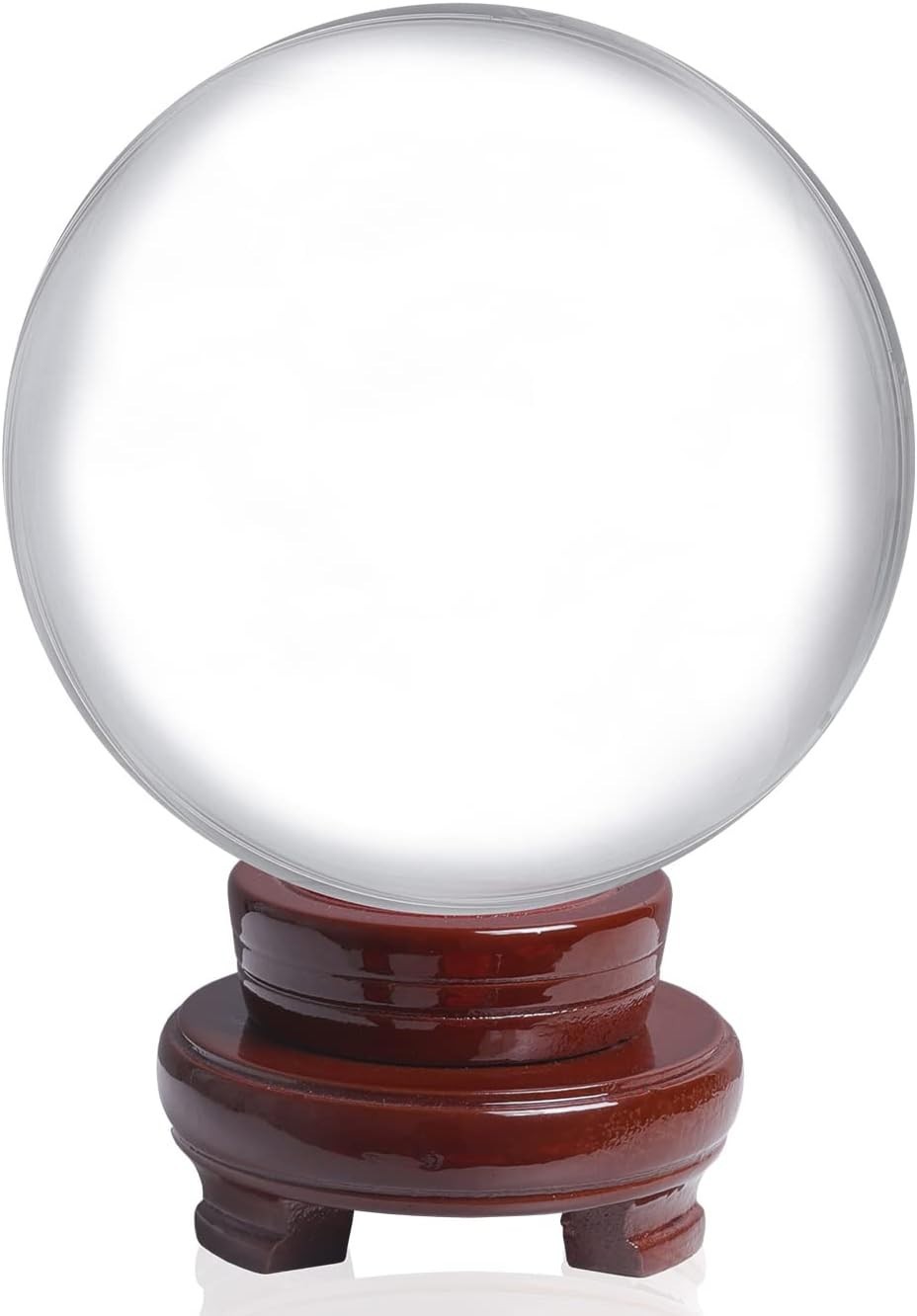 4.7 Inch Clear Decorative Crystal Sphere with Free Stand – Great for Photography