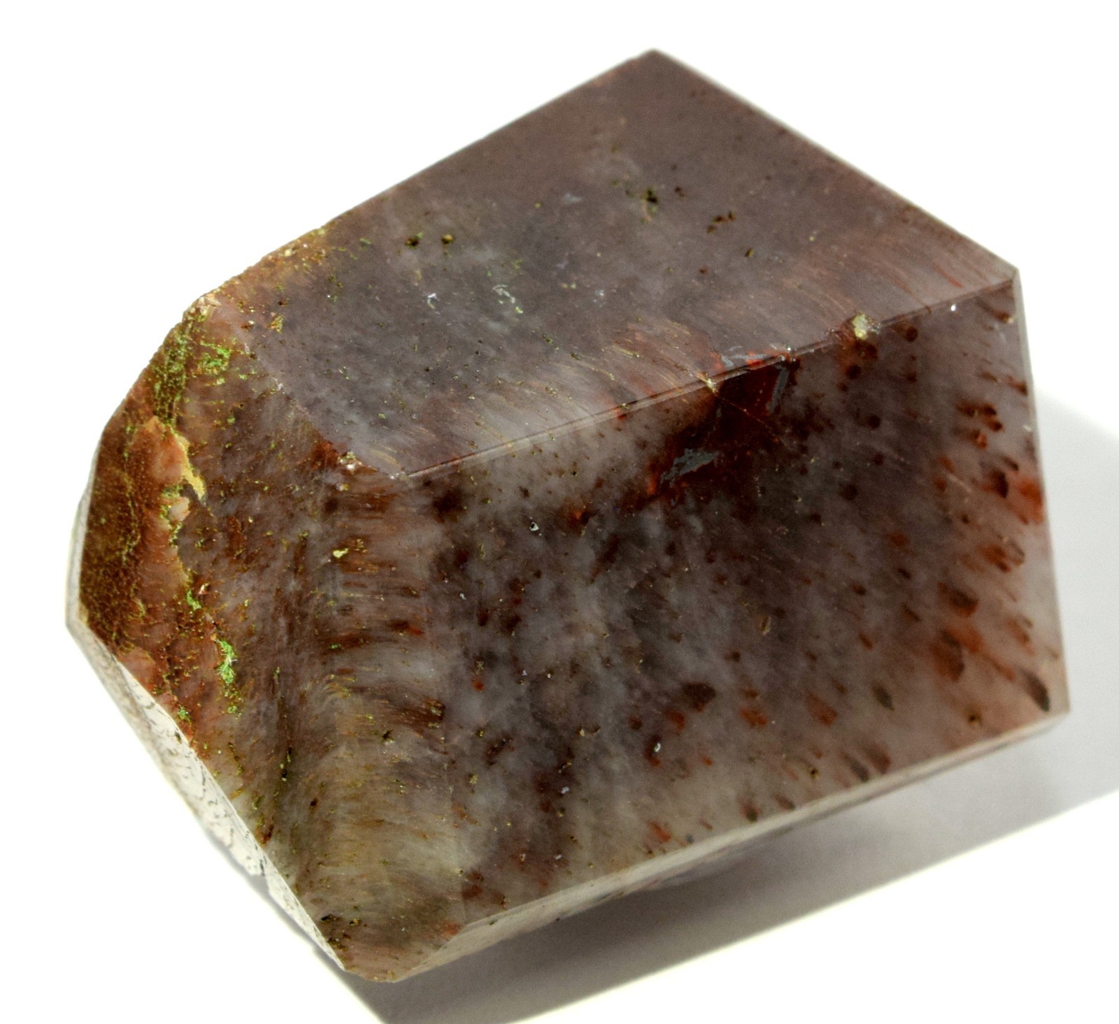 205ct 34mm Red Tiger Eye Point Polished Natural Quartz Crystal Mineral – Africa