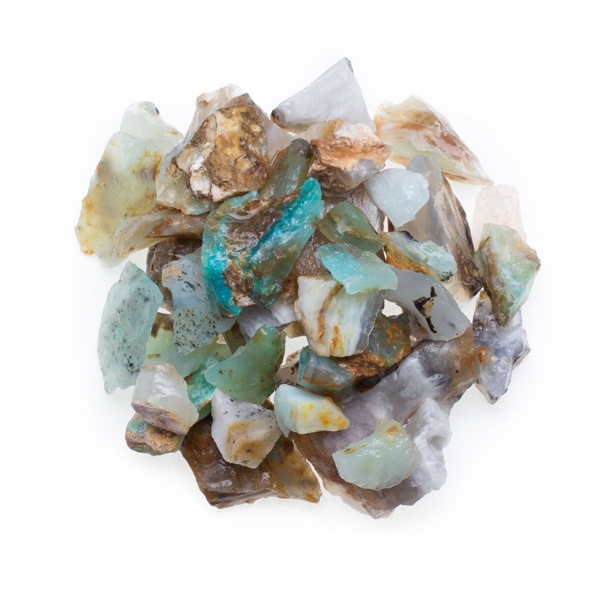 Blue Opal – Rough Rocks for Tumbling – Wholesale Stone Crystal Andean (Peru)
