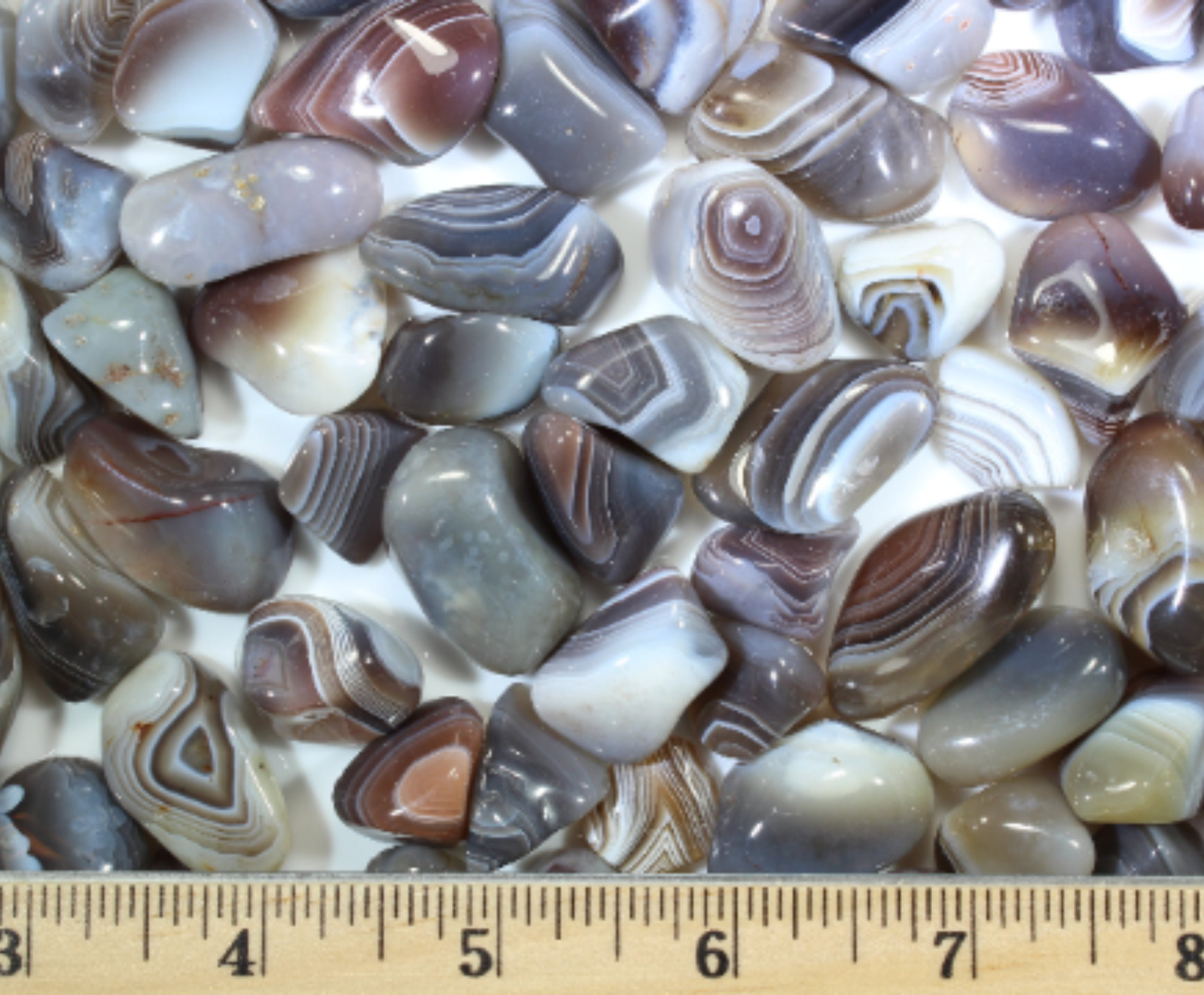 Grey Botswana Tumbled Gemstones – Bulk Wholesale Options – 1 LB